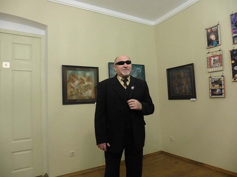 Александр Гахов на творческой встрече в Веселовке