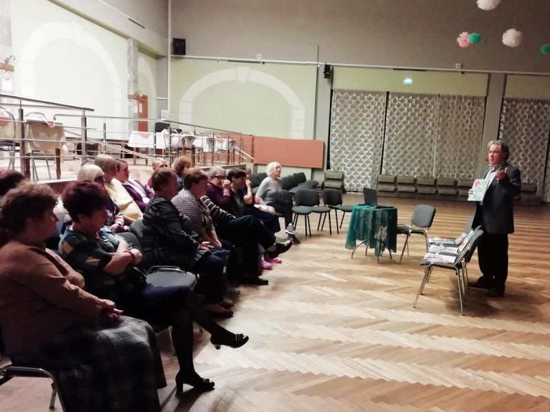 Встреча в литературной гостиной санатория "Янтарный берег". 07.10.2019 г.