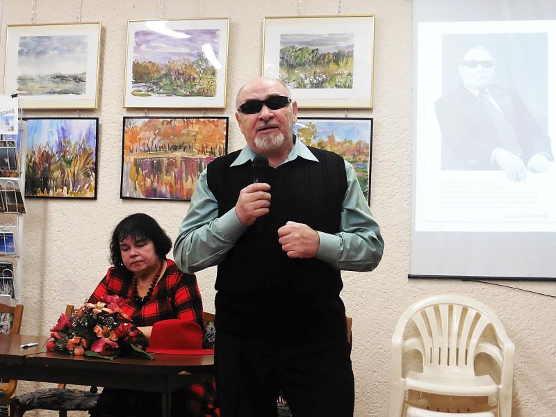 Александр  Гахов на закрытии Дней Литературы в Библиотеке им. Лунина